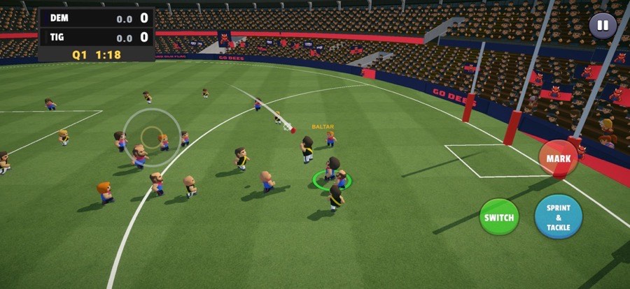 Kicking for goal
